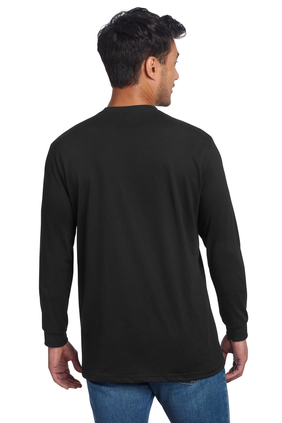 Next Level Apparel Adult CVC Long Sleeve Tee - Black