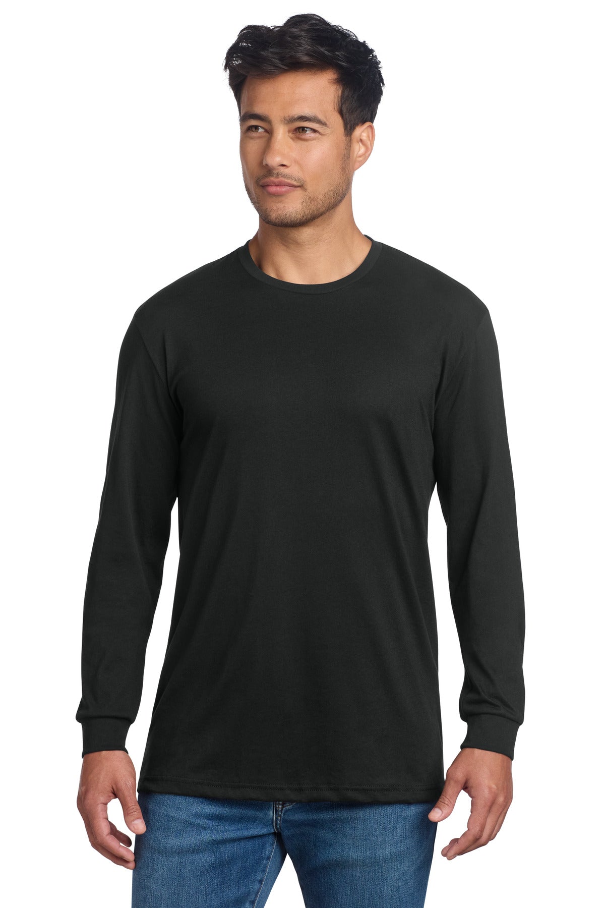 Next Level Apparel Adult CVC Long Sleeve Tee - Black