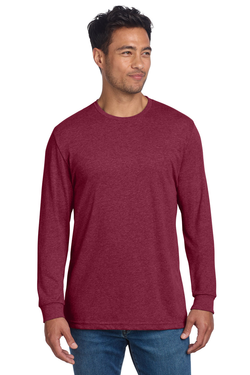 Next Level Apparel Adult CVC Long Sleeve Tee - Cardinal