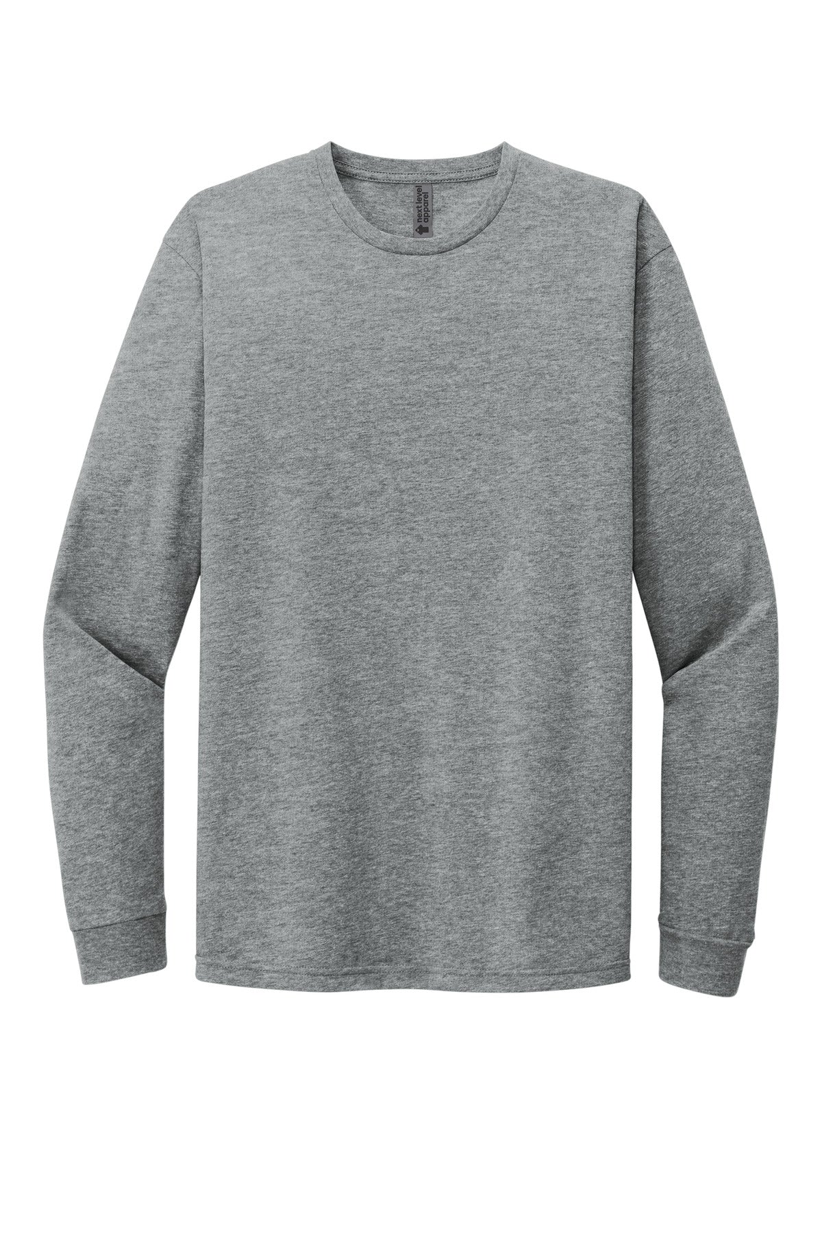 Next Level Apparel Adult CVC Long Sleeve Tee - Dark Heather Grey