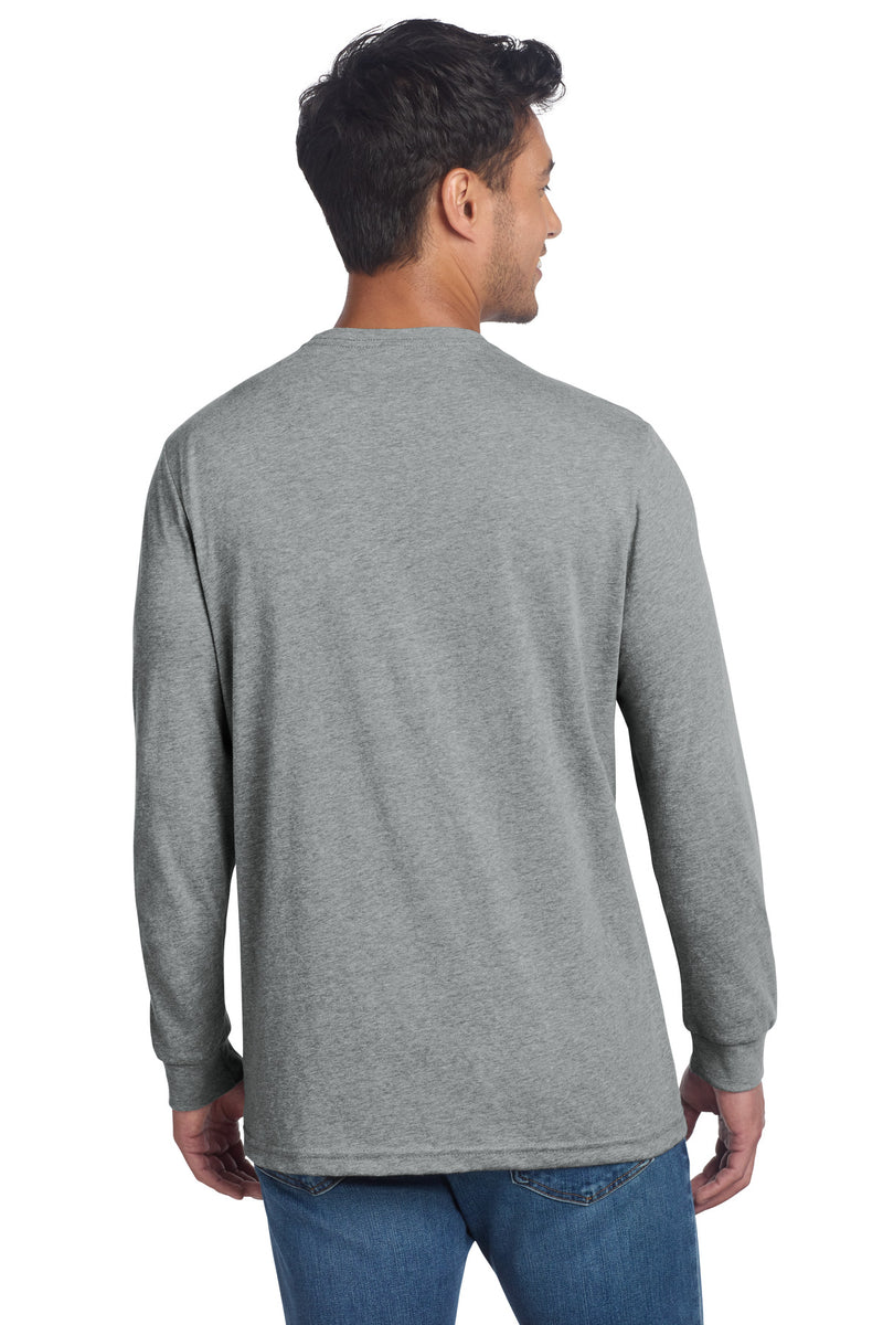 Next Level Apparel Adult CVC Long Sleeve Tee - Dark Heather Grey