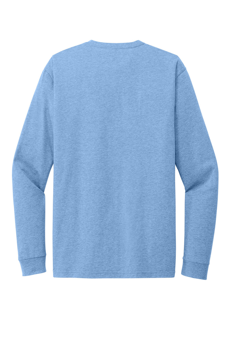 Next Level Apparel Adult CVC Long Sleeve Tee - Heather Columbia Blue