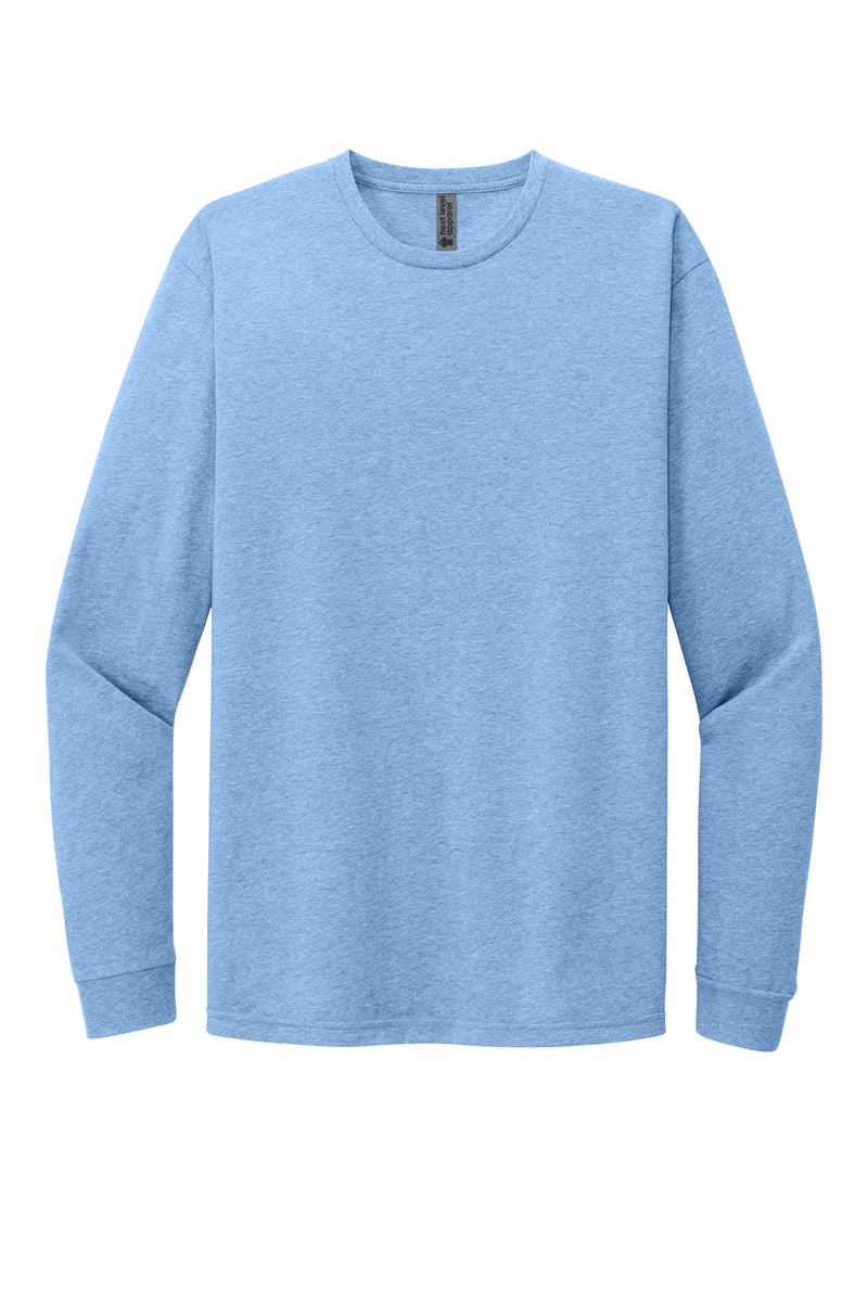 Next Level Apparel Adult CVC Long Sleeve Tee - Heather Columbia Blue