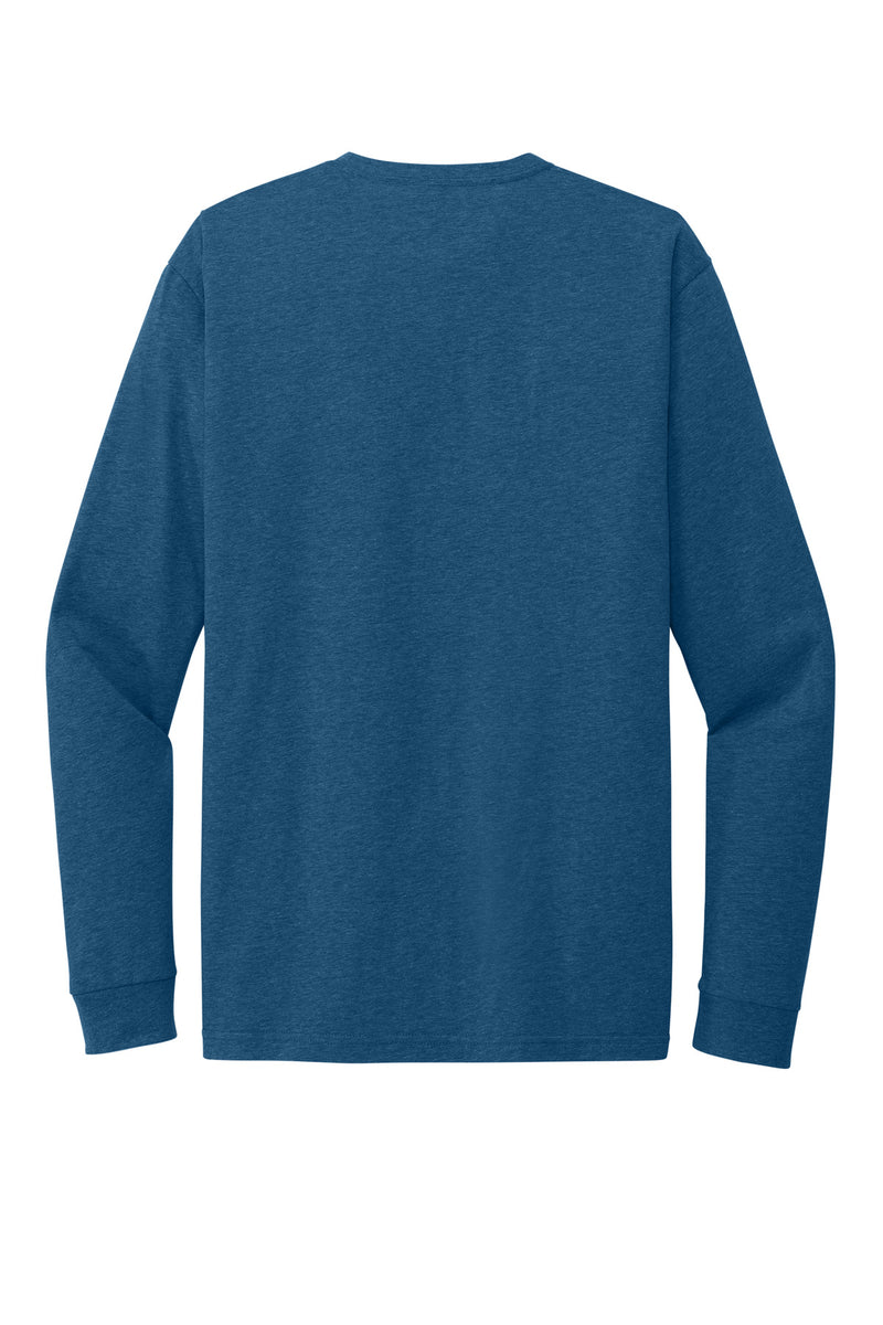Next Level Apparel Adult CVC Long Sleeve Tee - Heather Cool Blue