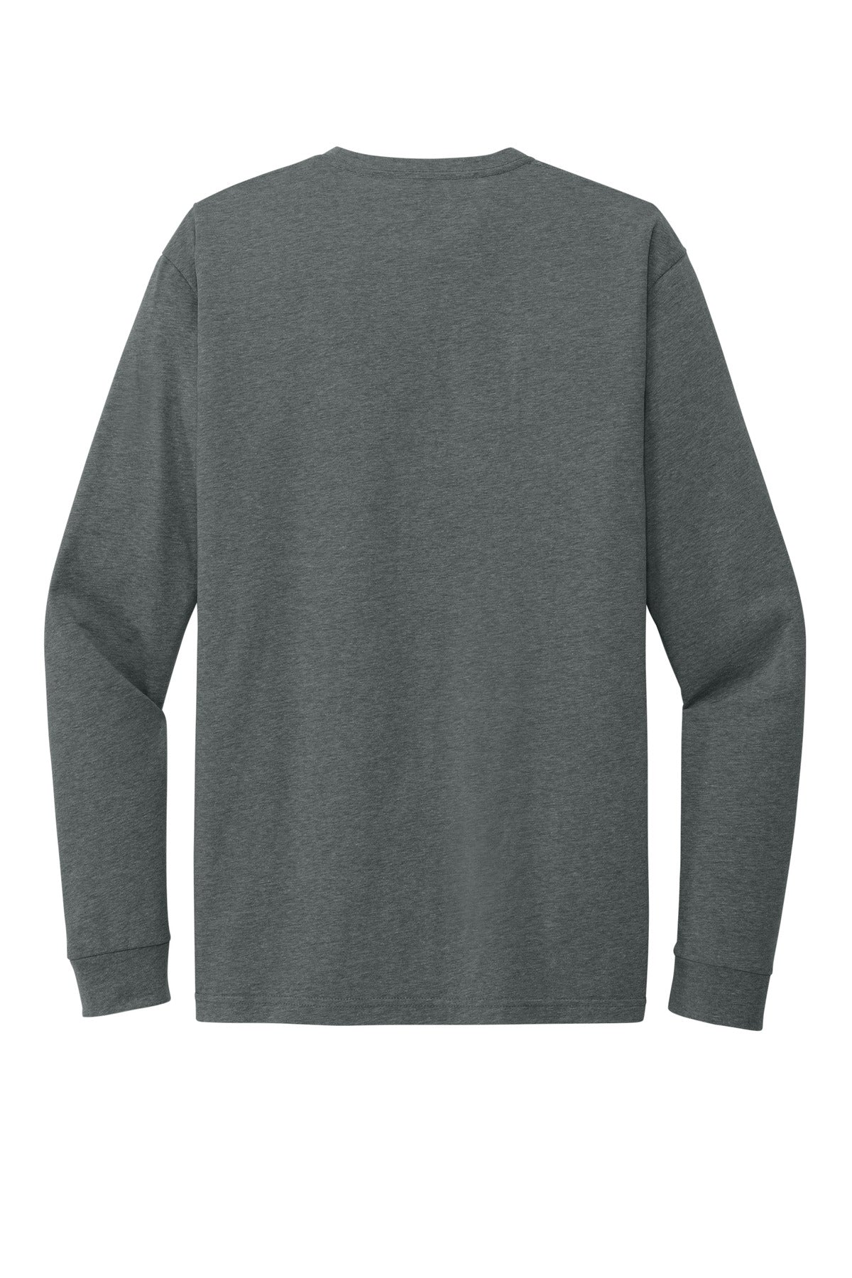 Next Level Apparel Adult CVC Long Sleeve Tee - Heather Heavy Metal