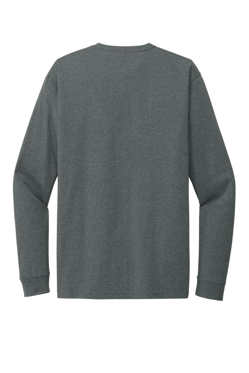 Next Level Apparel Adult CVC Long Sleeve Tee - Heather Heavy Metal