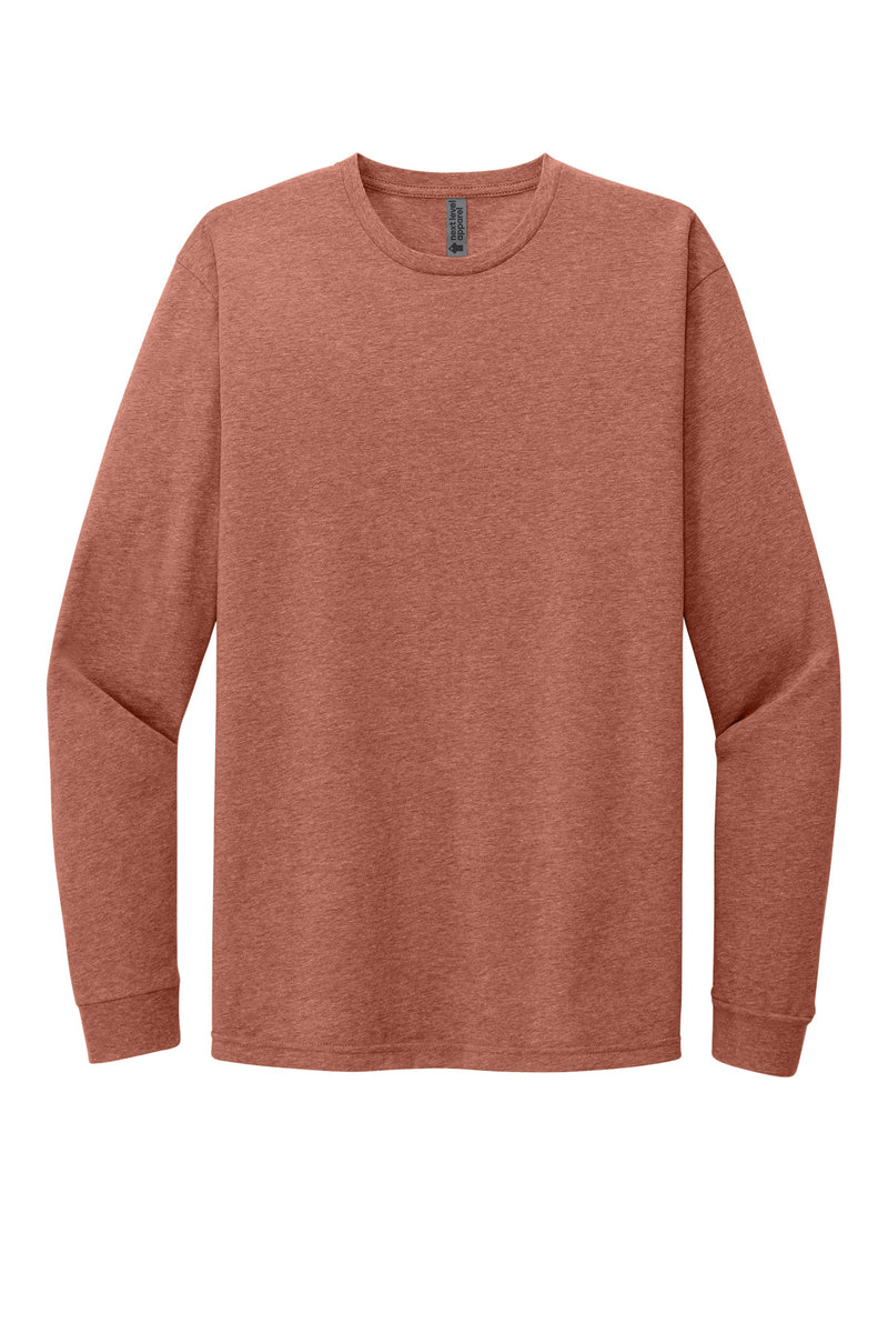 Next Level Apparel Adult CVC Long Sleeve Tee - Heather Redwood