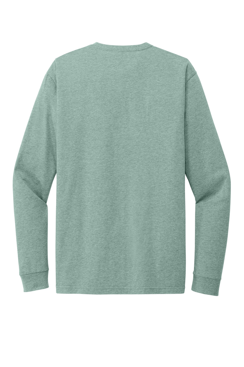 Next Level Apparel Adult CVC Long Sleeve Tee - Heather Seafoam