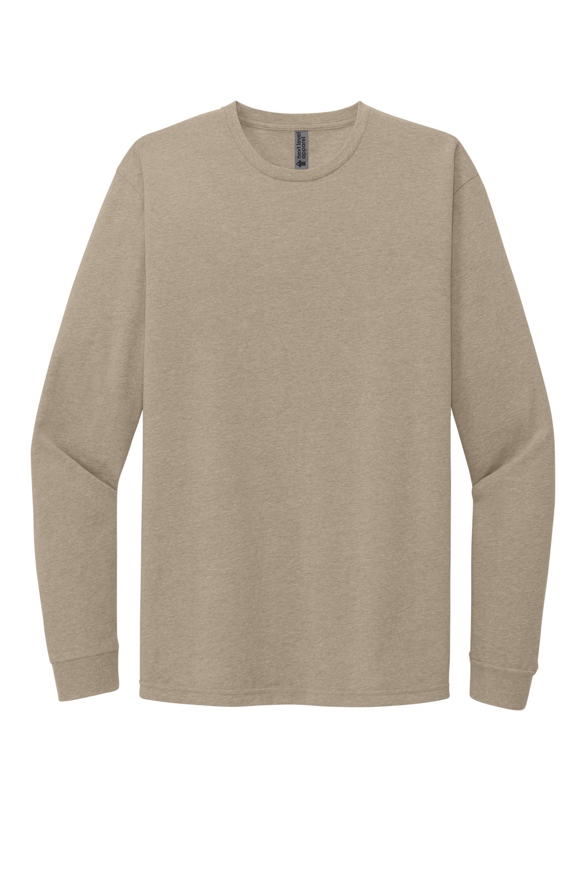 Next Level Apparel Adult CVC Long Sleeve Tee - Heather Tan