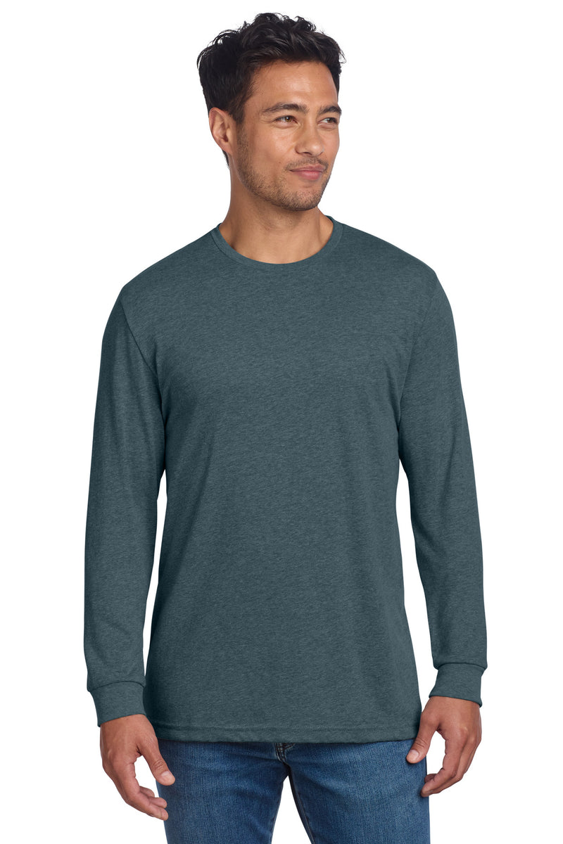 Next Level Apparel Adult CVC Long Sleeve Tee - Indigo
