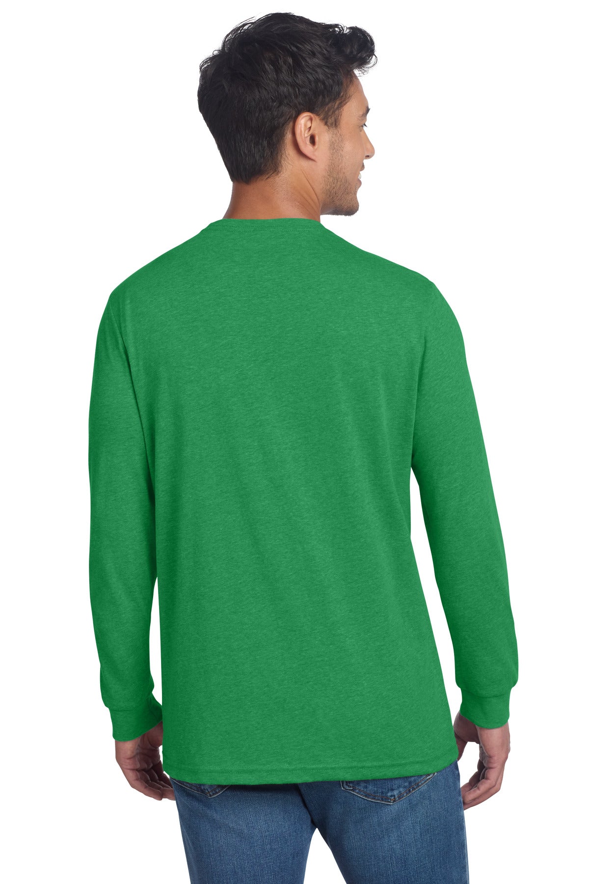 Next Level Apparel Adult CVC Long Sleeve Tee - Kelly Green