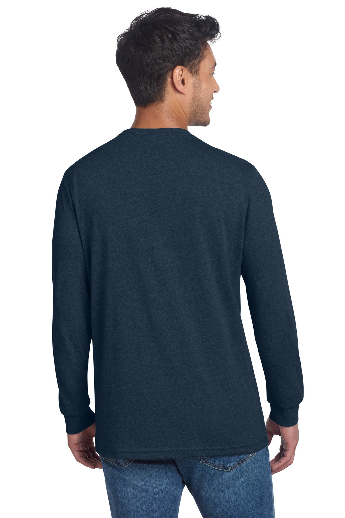 Next Level Apparel Adult CVC Long Sleeve Tee - Midnight Navy