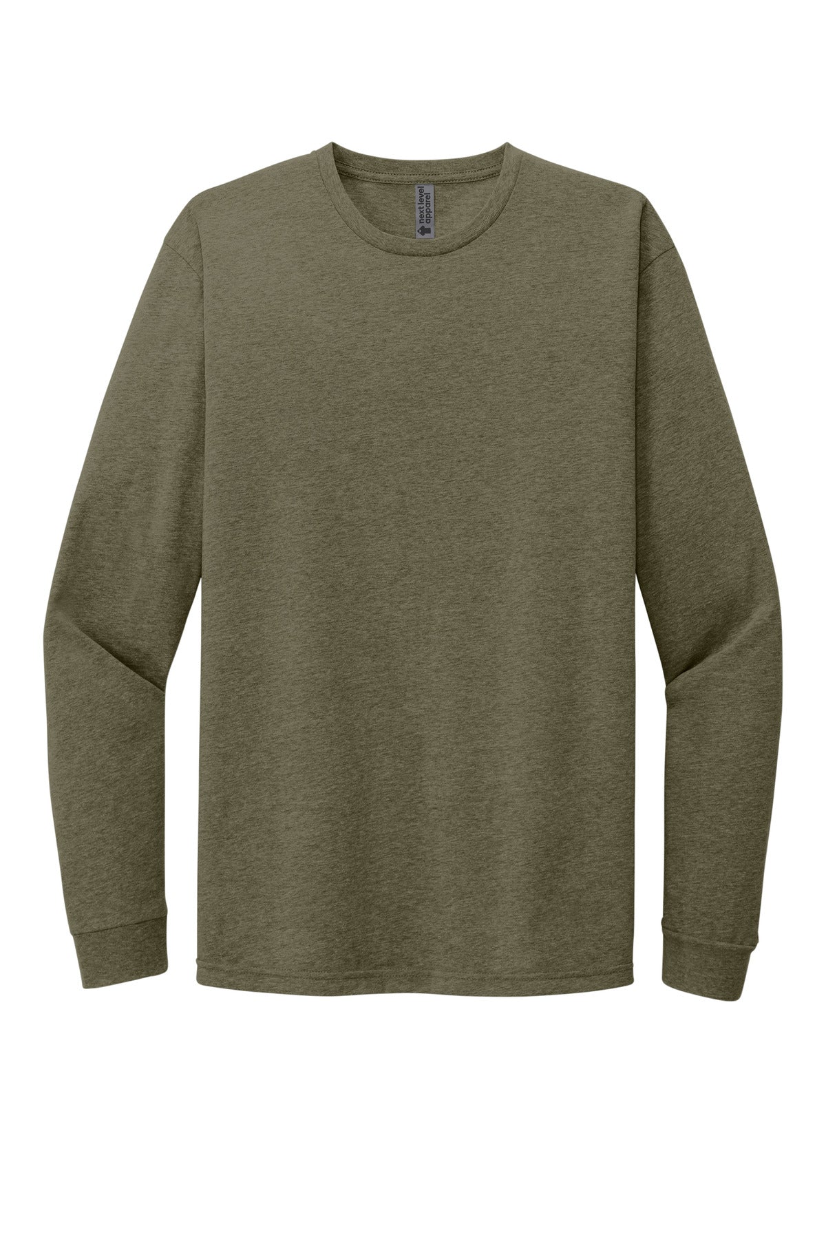 Next Level Apparel Adult CVC Long Sleeve Tee - Military Green