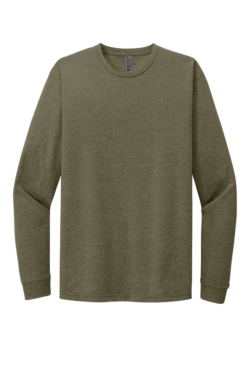 Next Level Apparel Adult CVC Long Sleeve Tee - Military Green