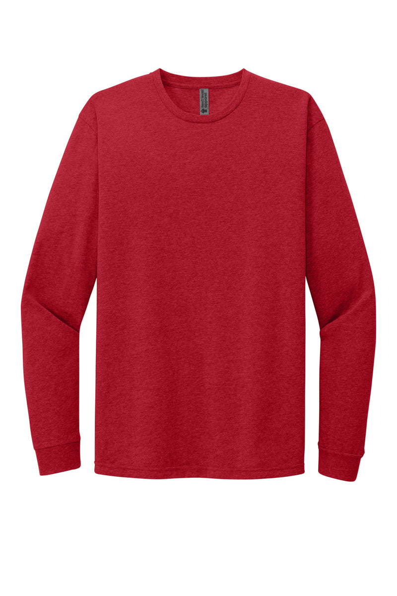Next Level Apparel Adult CVC Long Sleeve Tee - Red