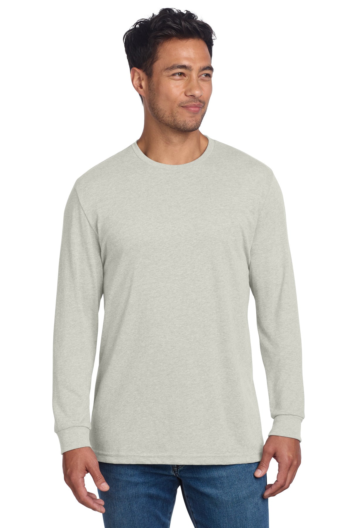 Next Level Apparel Adult CVC Long Sleeve Tee - Sand