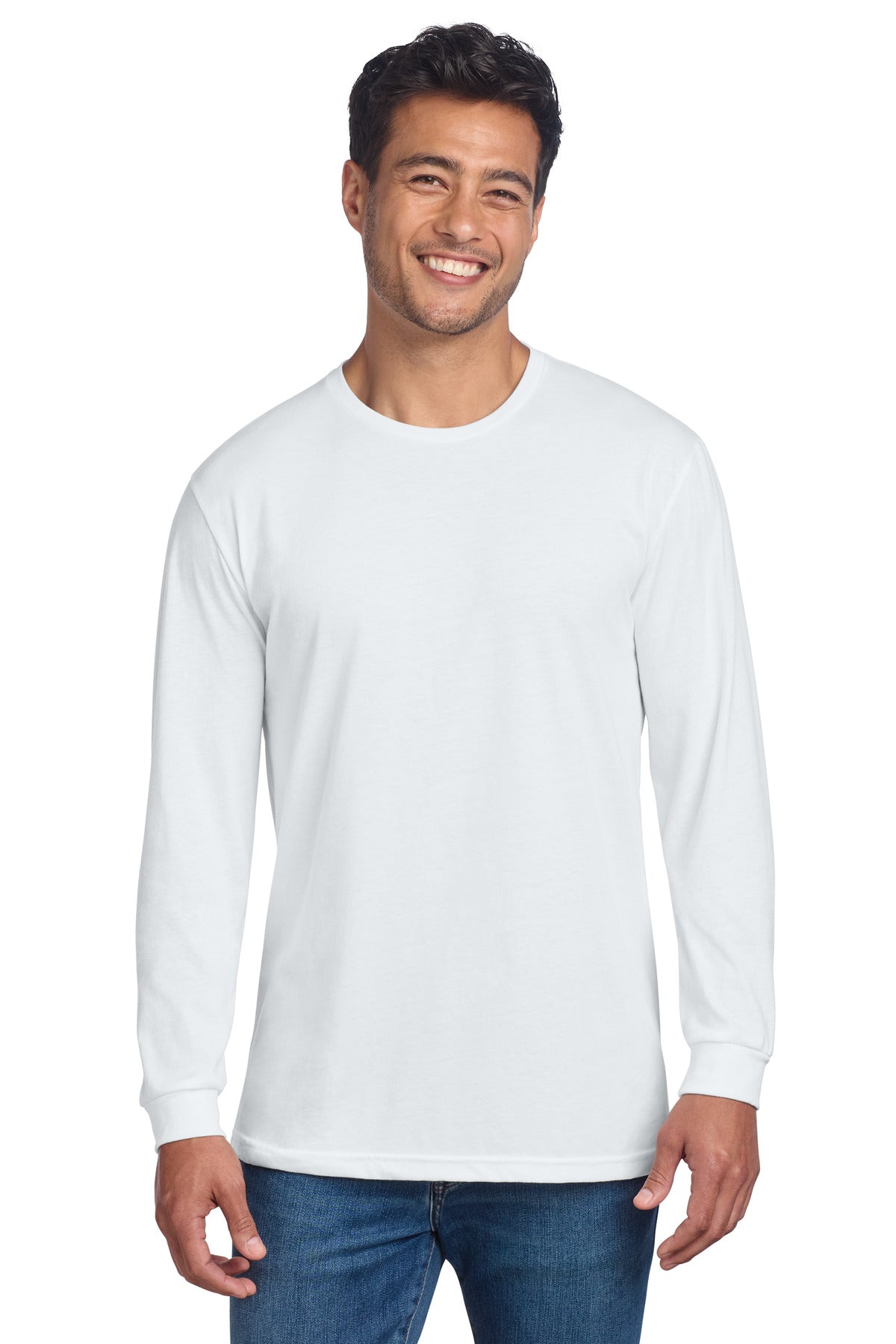 Next Level Apparel Adult CVC Long Sleeve Tee - White