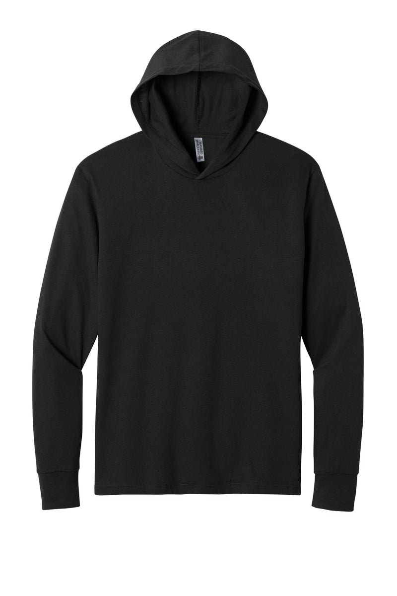Next Level Apparel CVC Long Sleeve Hoodie - Black