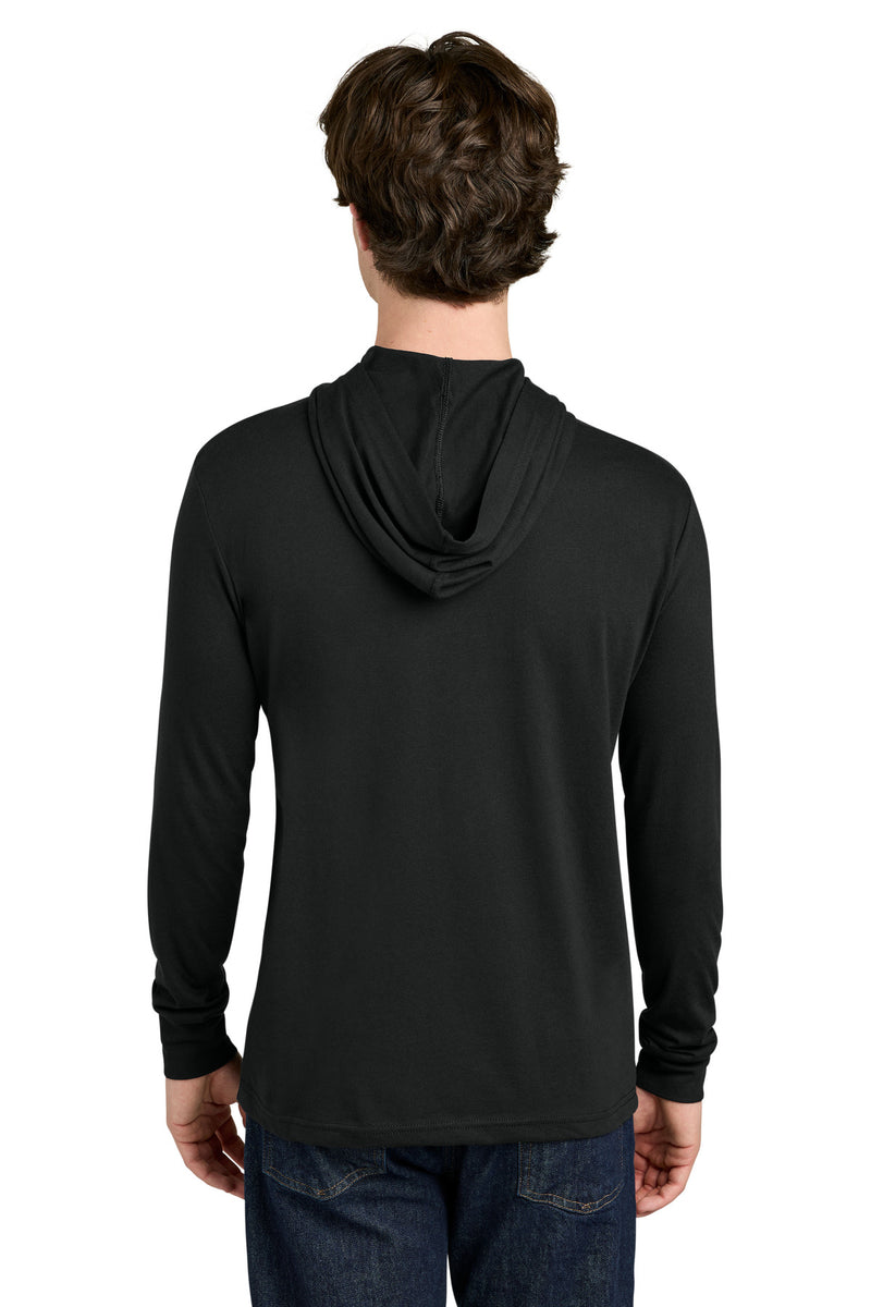 Next Level Apparel CVC Long Sleeve Hoodie - Black