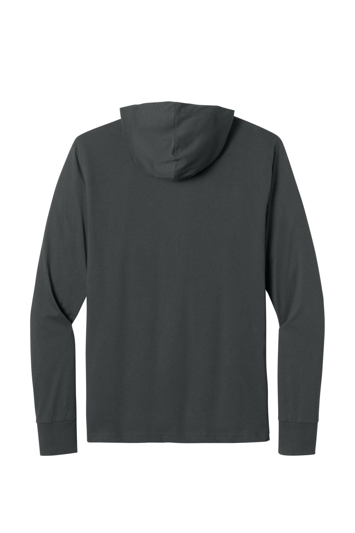 Next Level Apparel CVC Long Sleeve Hoodie - Charcoal