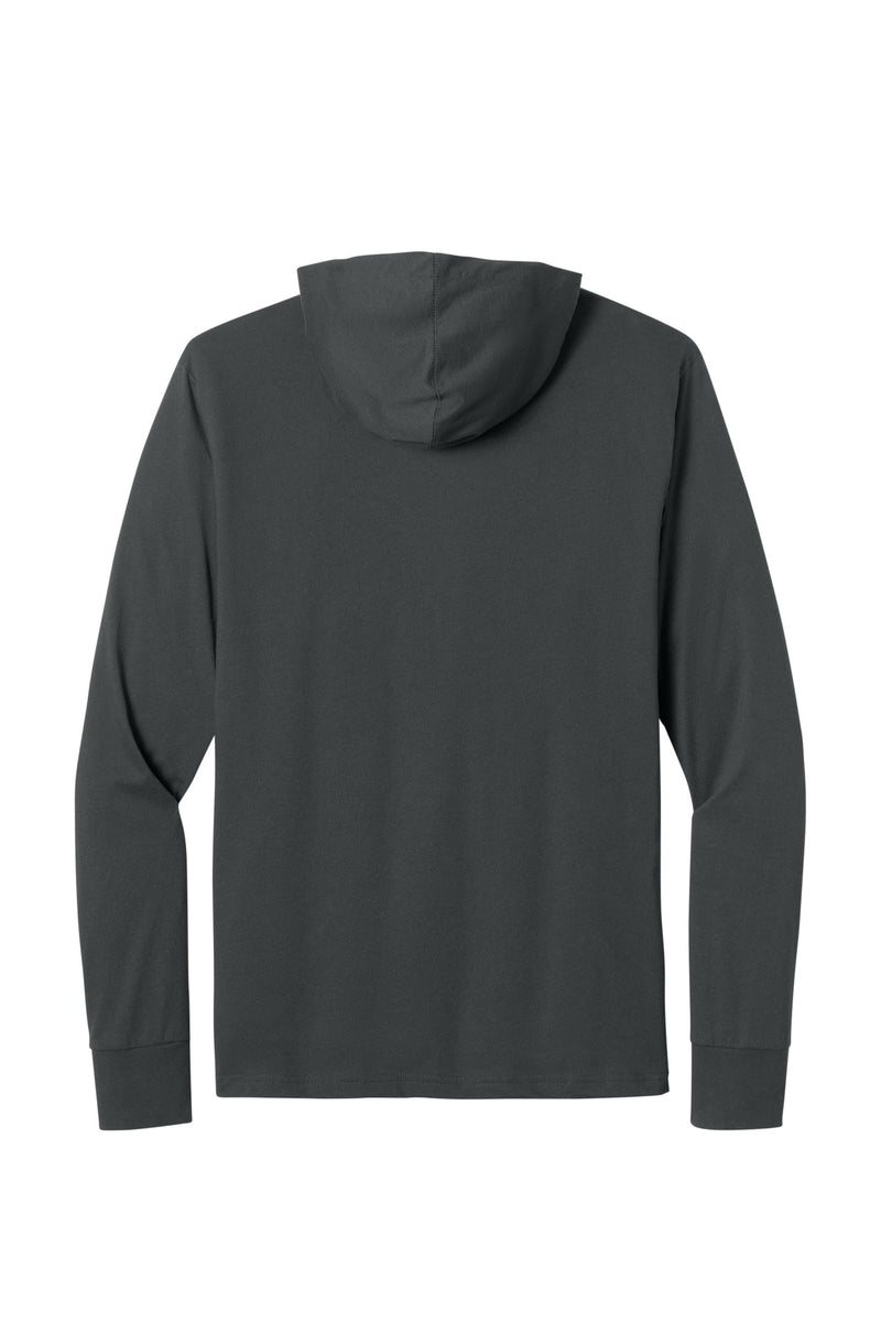Next Level Apparel CVC Long Sleeve Hoodie - Charcoal