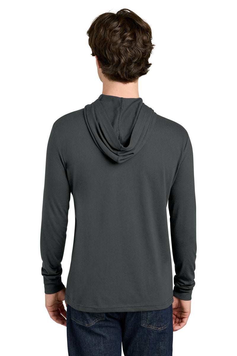 Next Level Apparel CVC Long Sleeve Hoodie - Charcoal