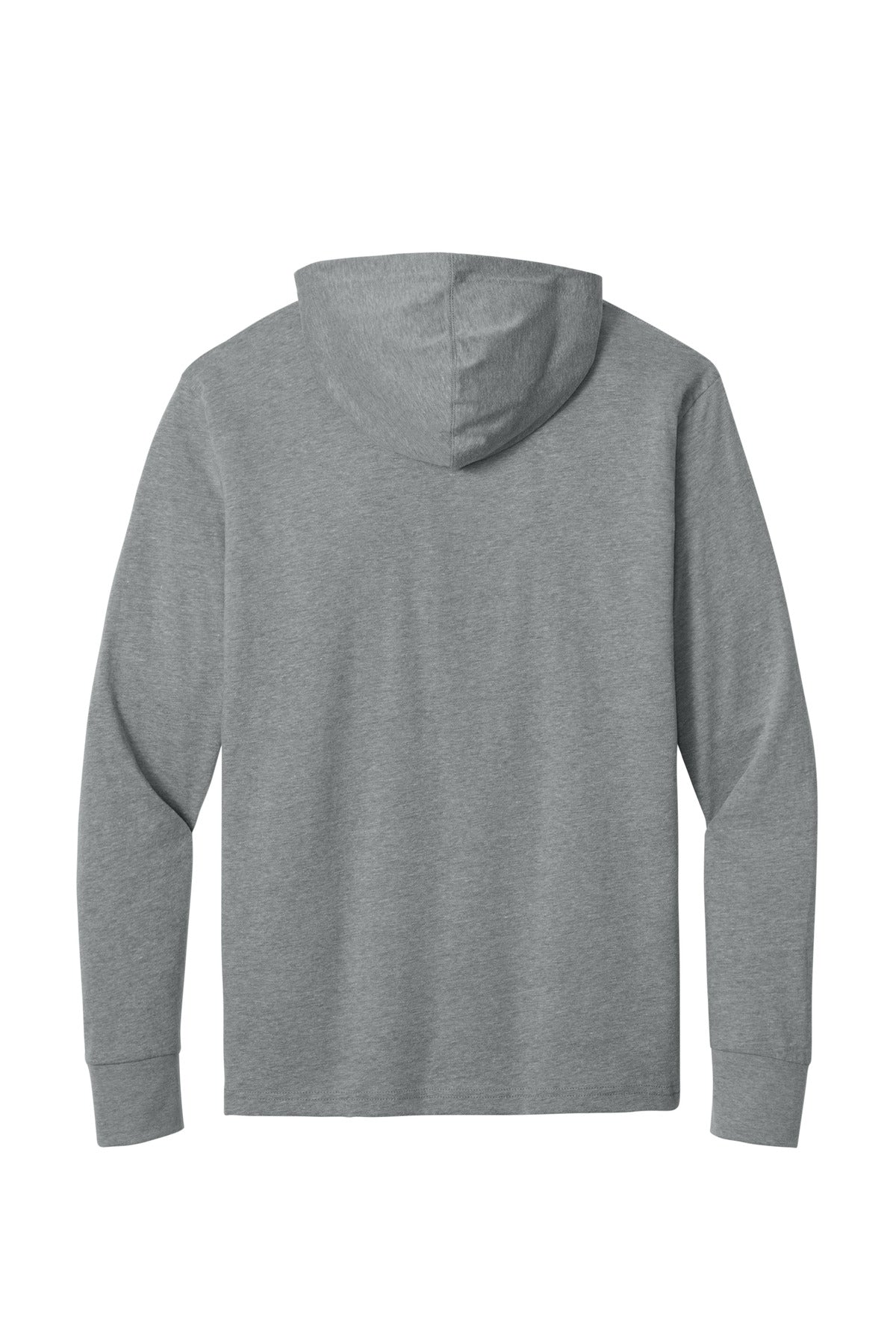 Next Level Apparel CVC Long Sleeve Hoodie - Dark Heather Gray
