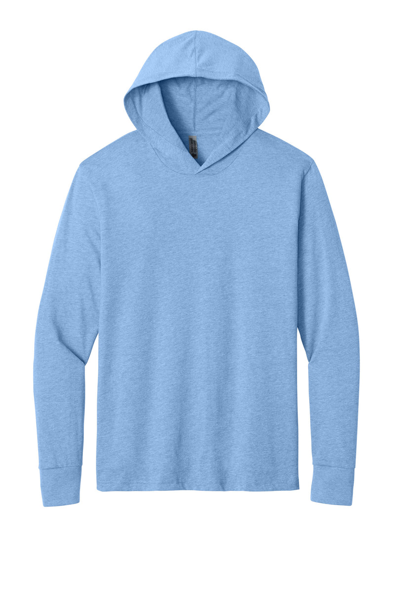 Next Level Apparel CVC Long Sleeve Hoodie - Heather Columbia Blue