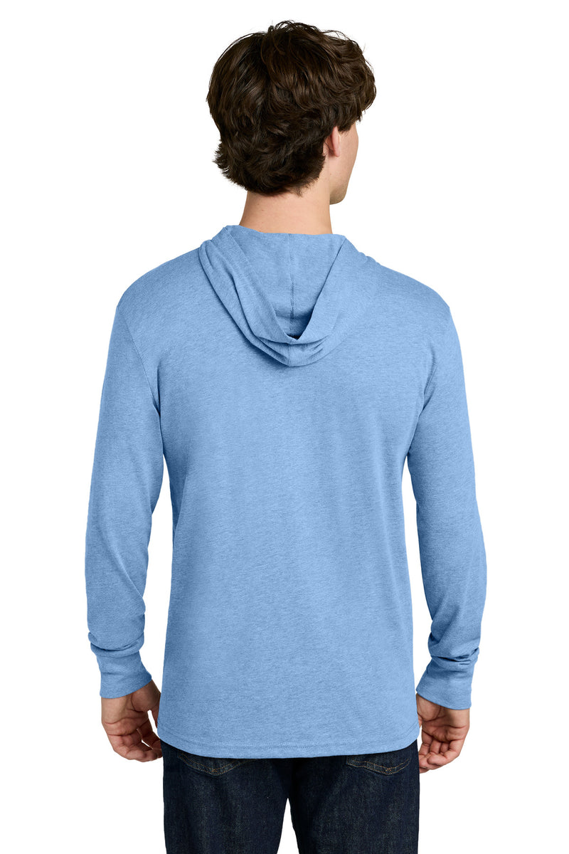 Next Level Apparel CVC Long Sleeve Hoodie - Heather Columbia Blue