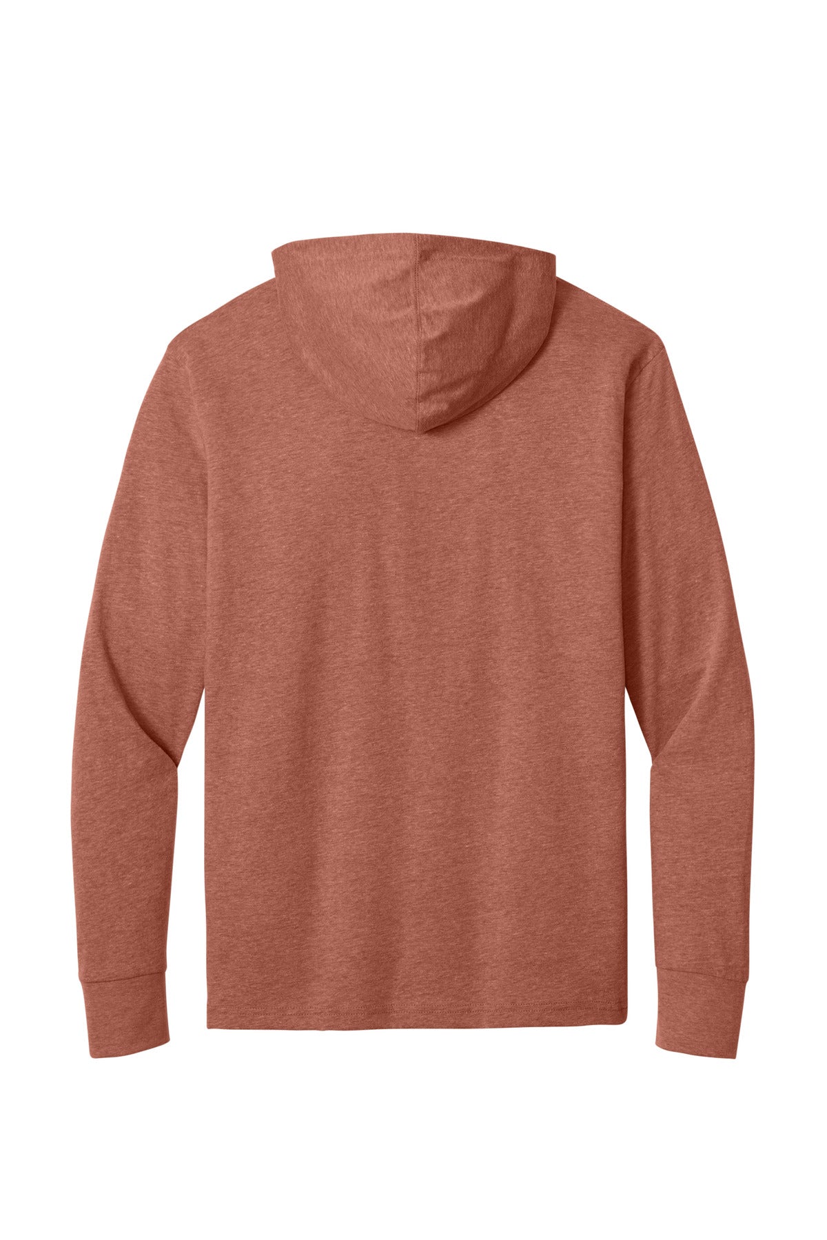 Next Level Apparel CVC Long Sleeve Hoodie - Heather Redwood