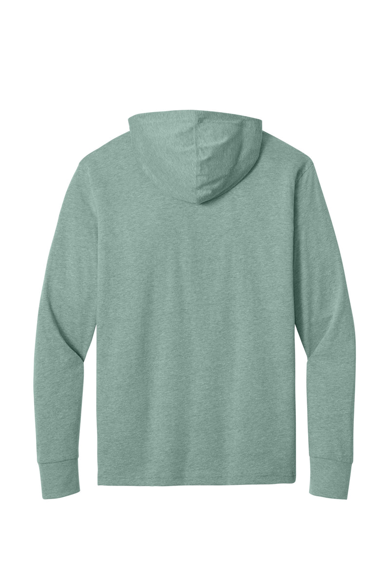 Next Level Apparel CVC Long Sleeve Hoodie - Heather Seafoam