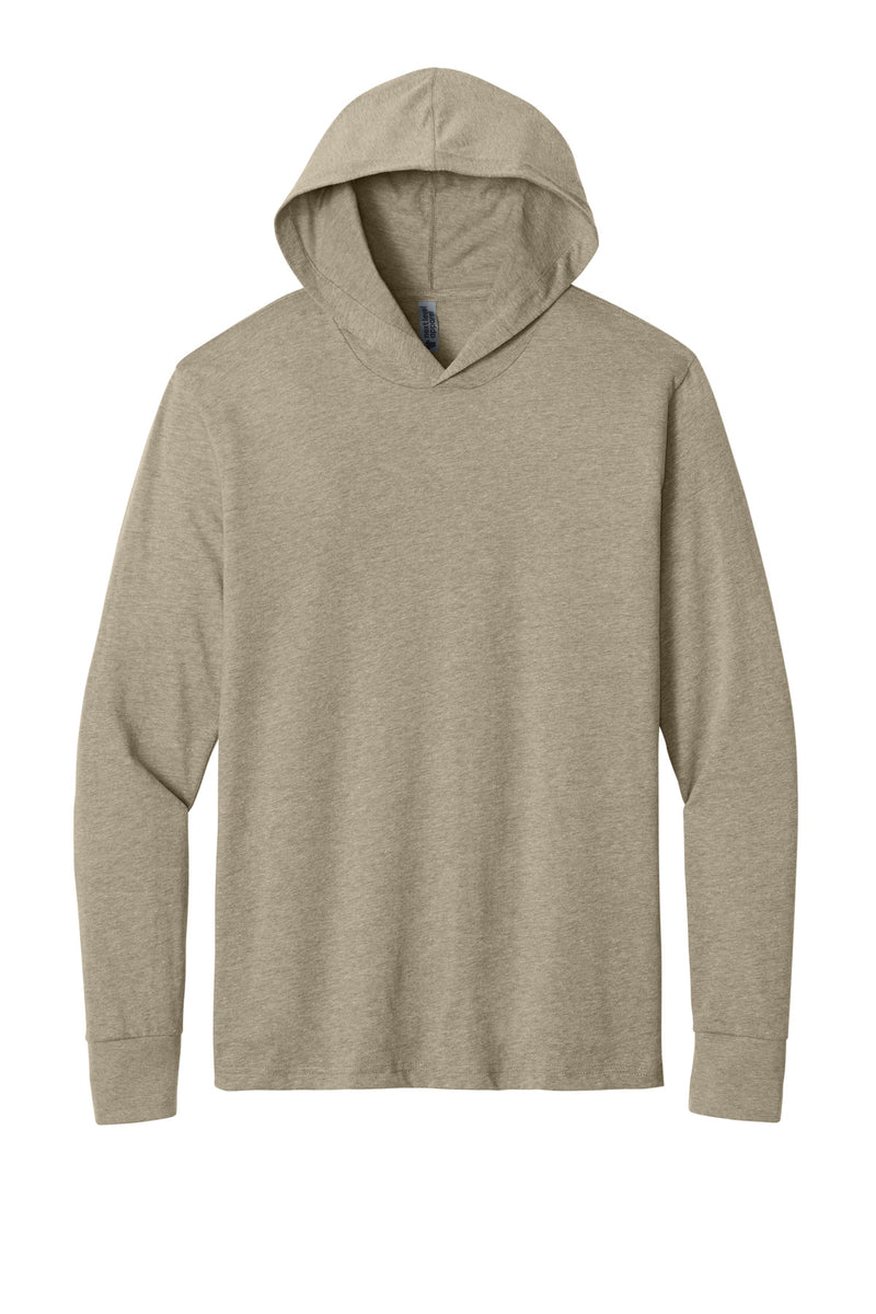 Next Level Apparel CVC Long Sleeve Hoodie - Heather Tan