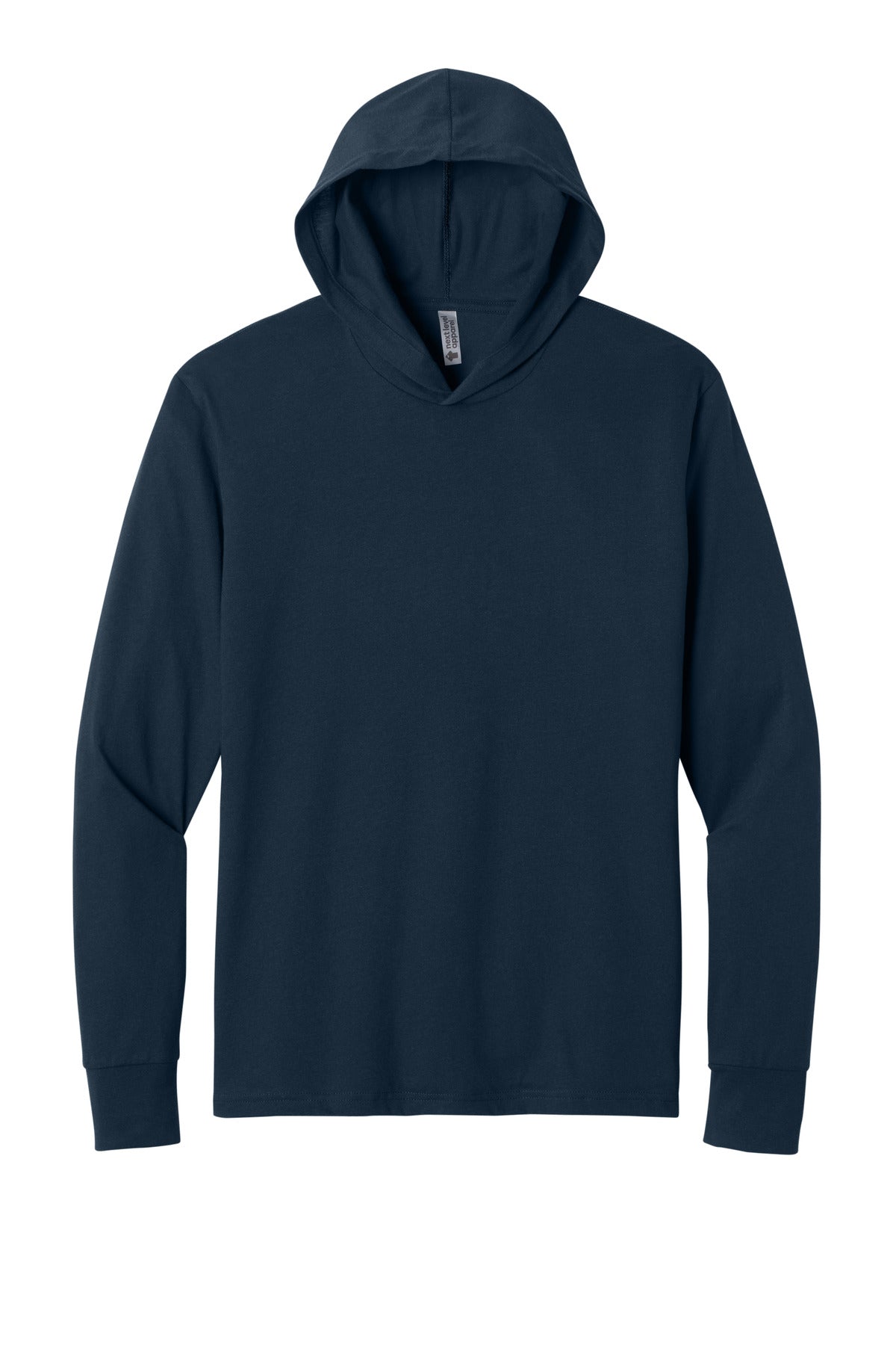Next Level Apparel CVC Long Sleeve Hoodie - Midnight Navy