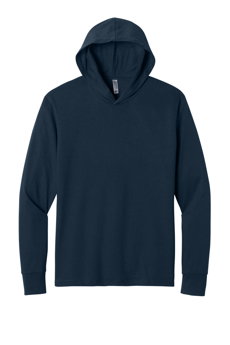 Next Level Apparel CVC Long Sleeve Hoodie - Midnight Navy