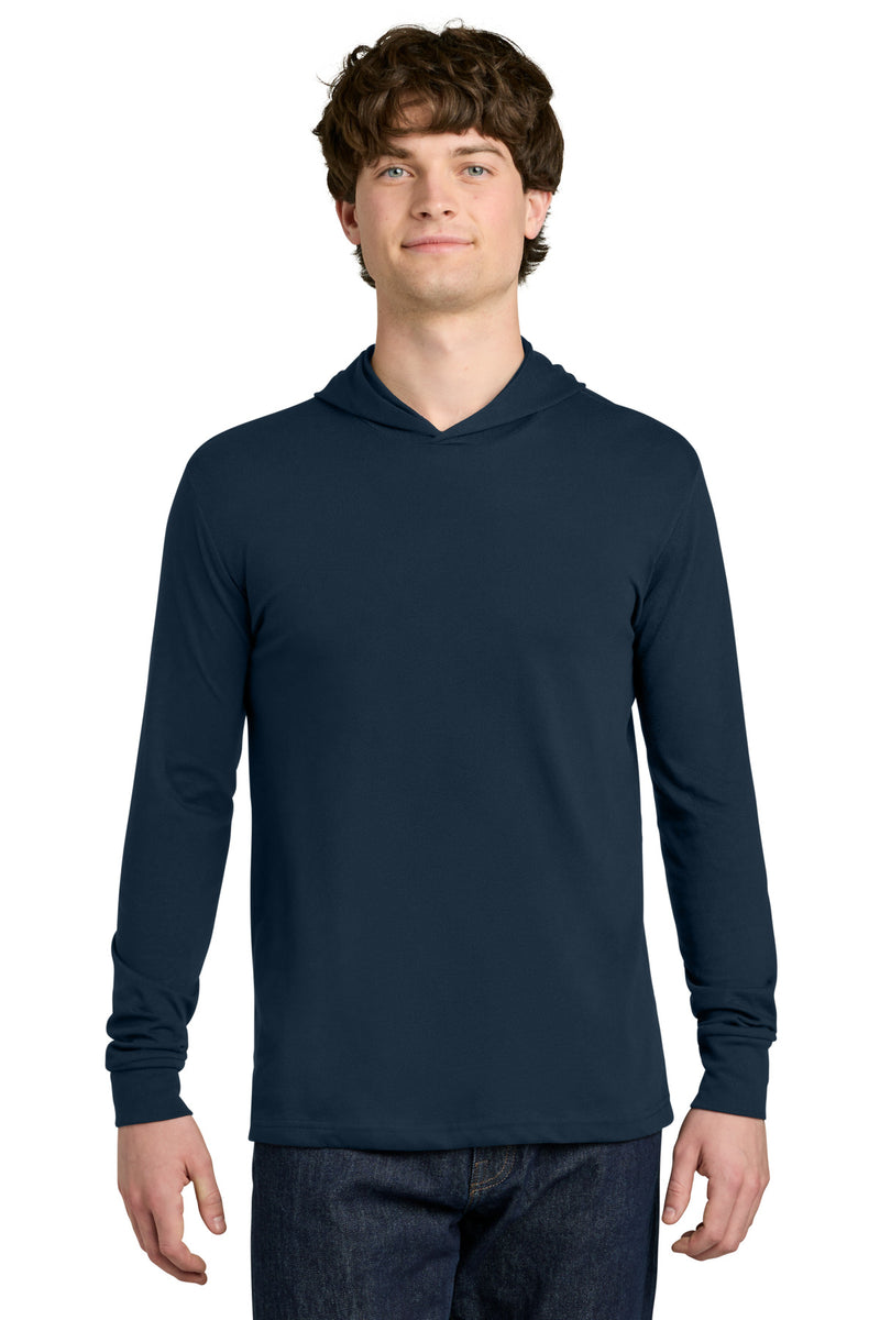 Next Level Apparel CVC Long Sleeve Hoodie - Midnight Navy