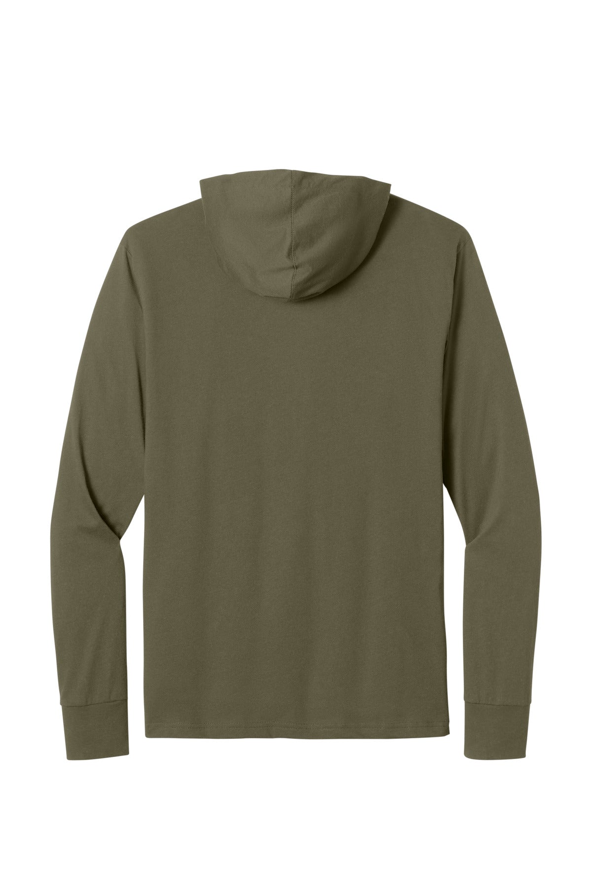 Next Level Apparel CVC Long Sleeve Hoodie - Military Green