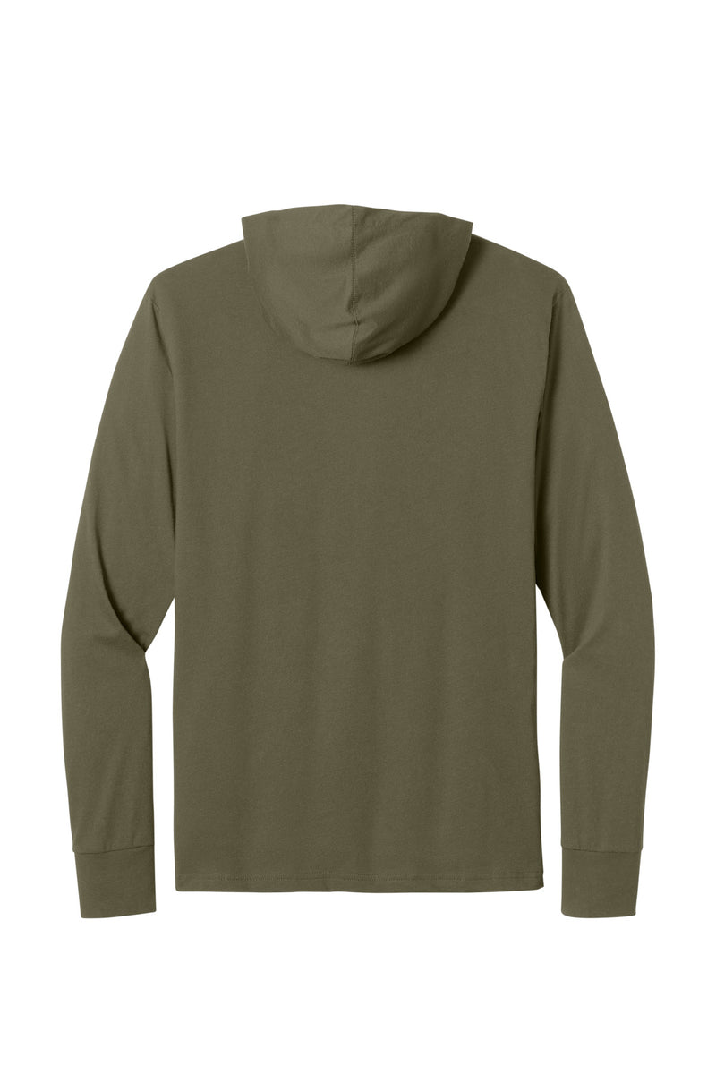 Next Level Apparel CVC Long Sleeve Hoodie - Military Green