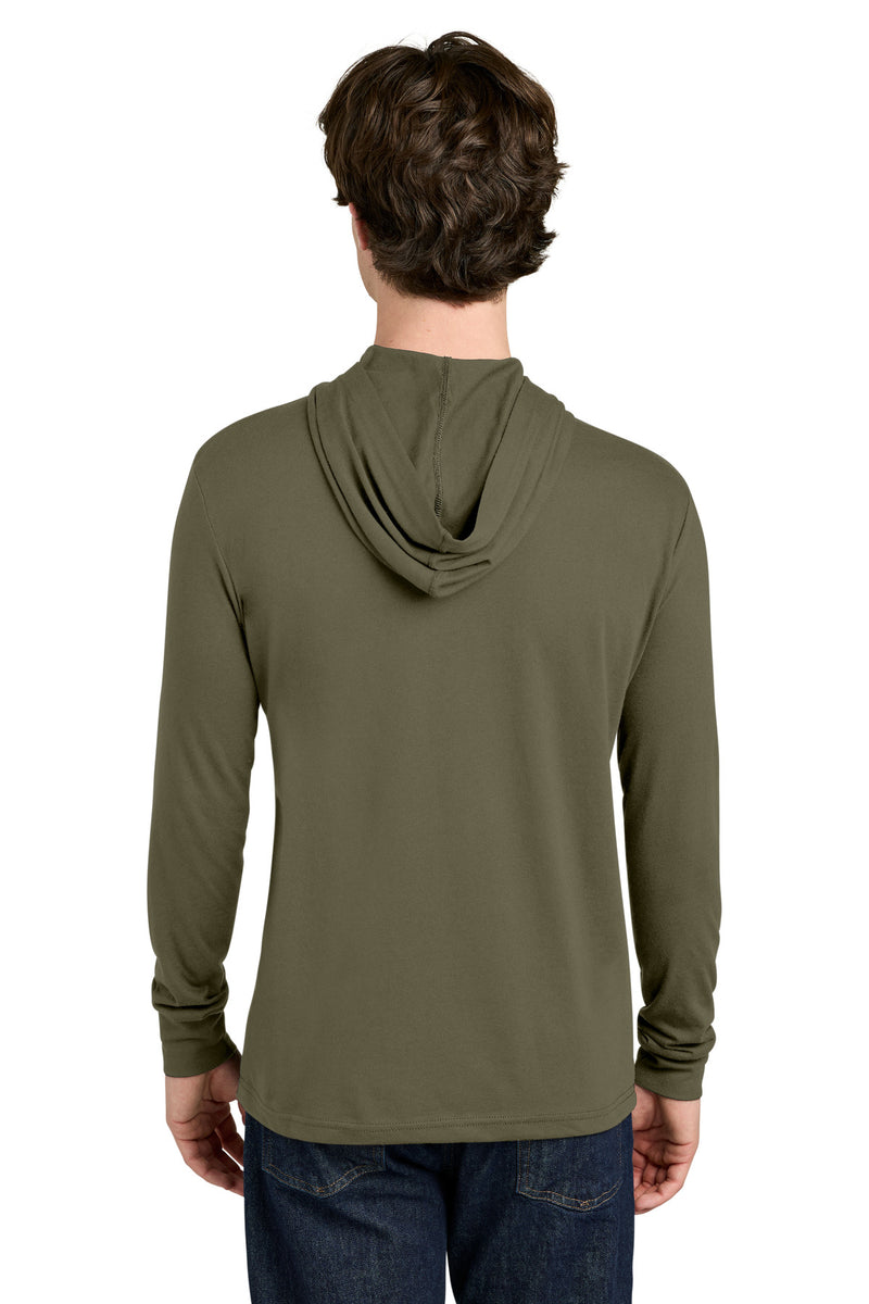 Next Level Apparel CVC Long Sleeve Hoodie - Military Green