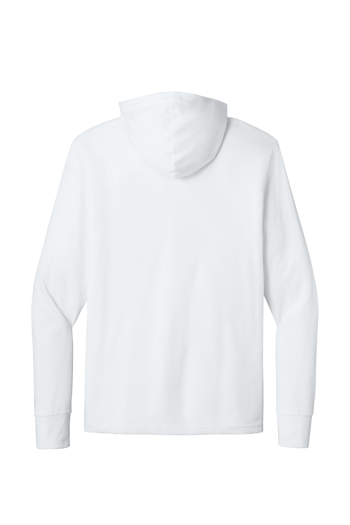 Next Level Apparel CVC Long Sleeve Hoodie - White