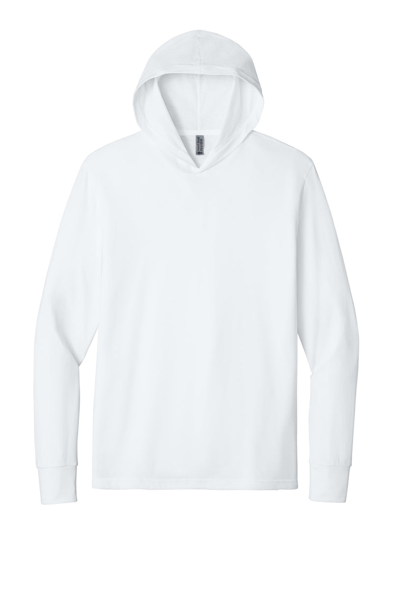 Next Level Apparel CVC Long Sleeve Hoodie - White