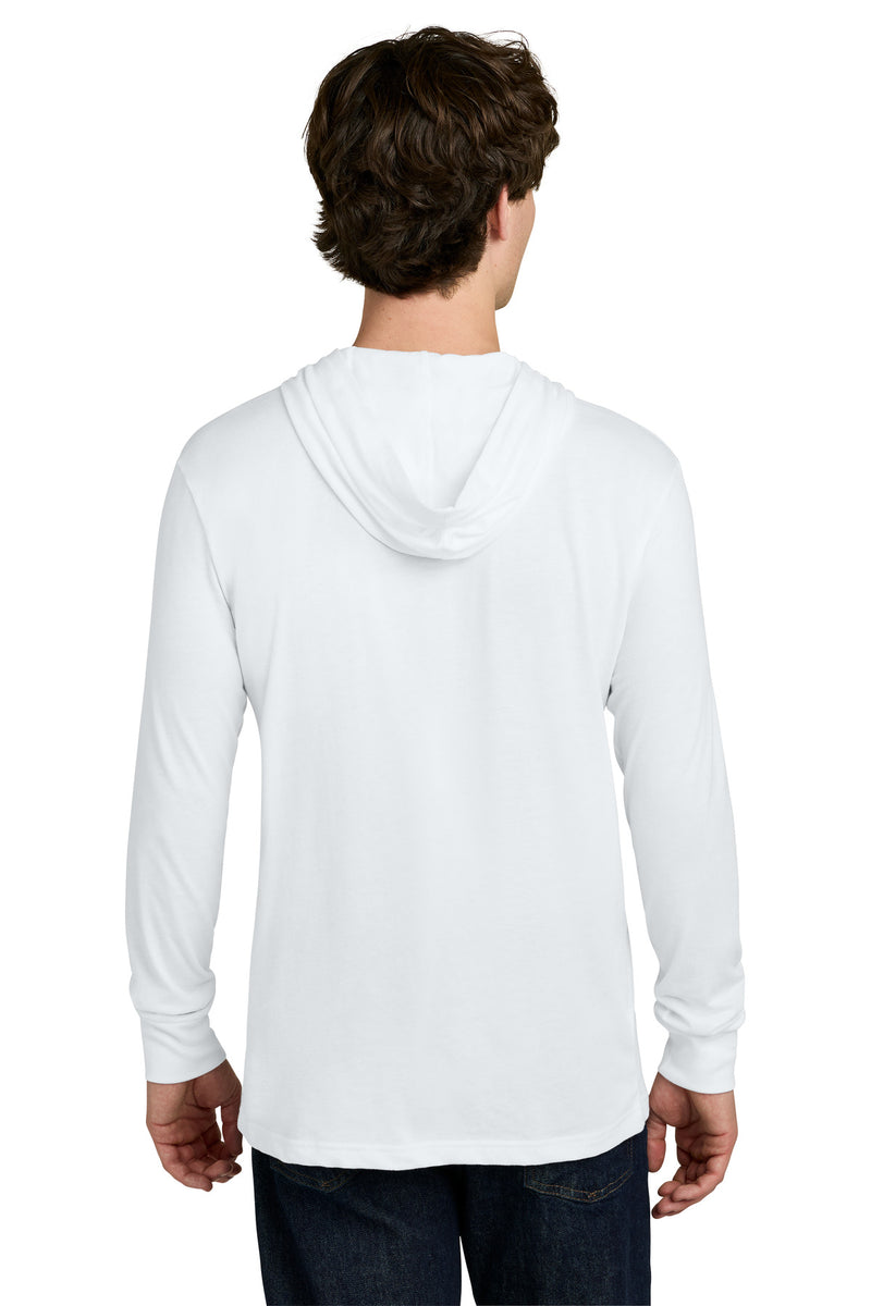 Next Level Apparel CVC Long Sleeve Hoodie - White