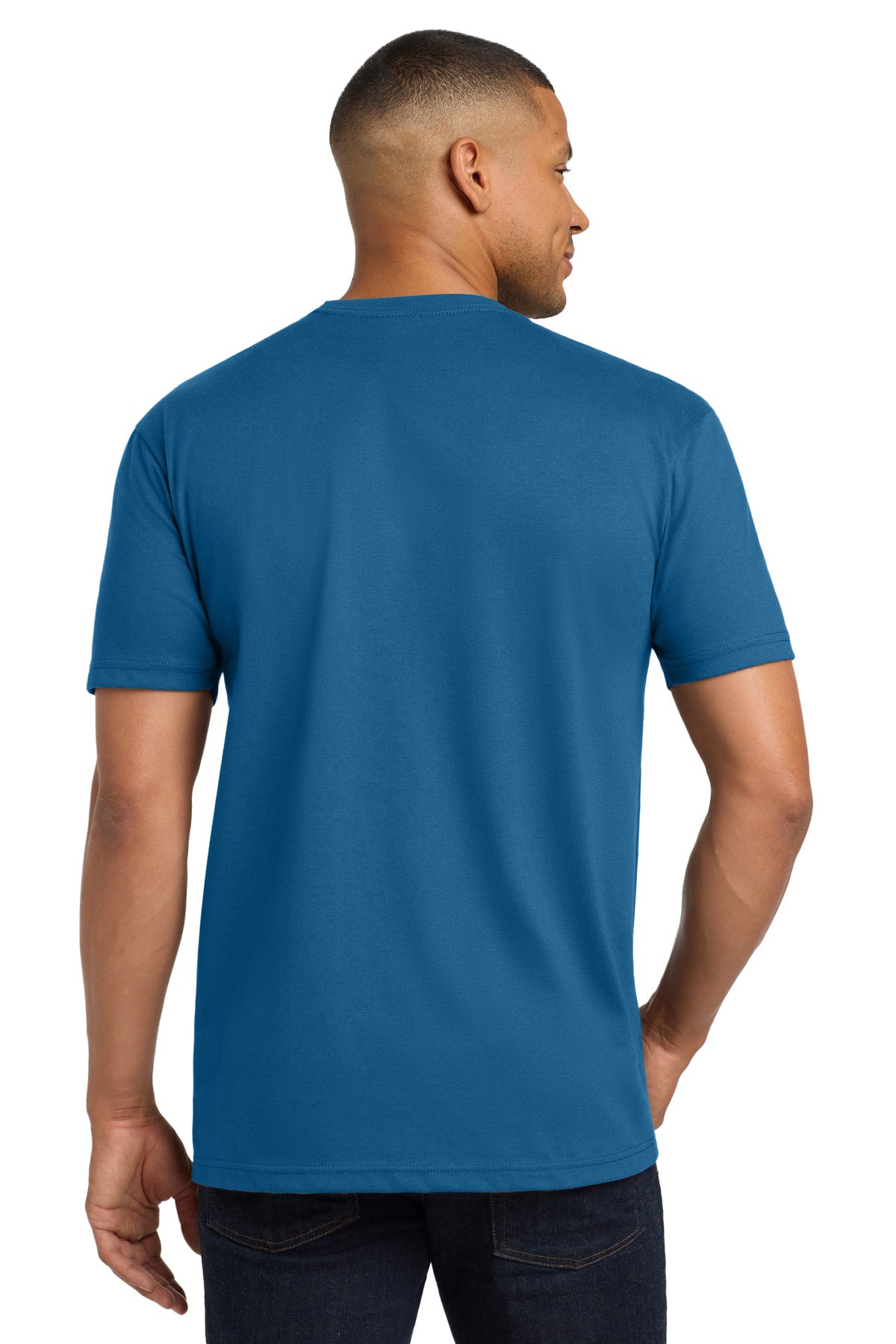 Next Level Apparel  Adult CVC Sueded Tee - Cool Blue
