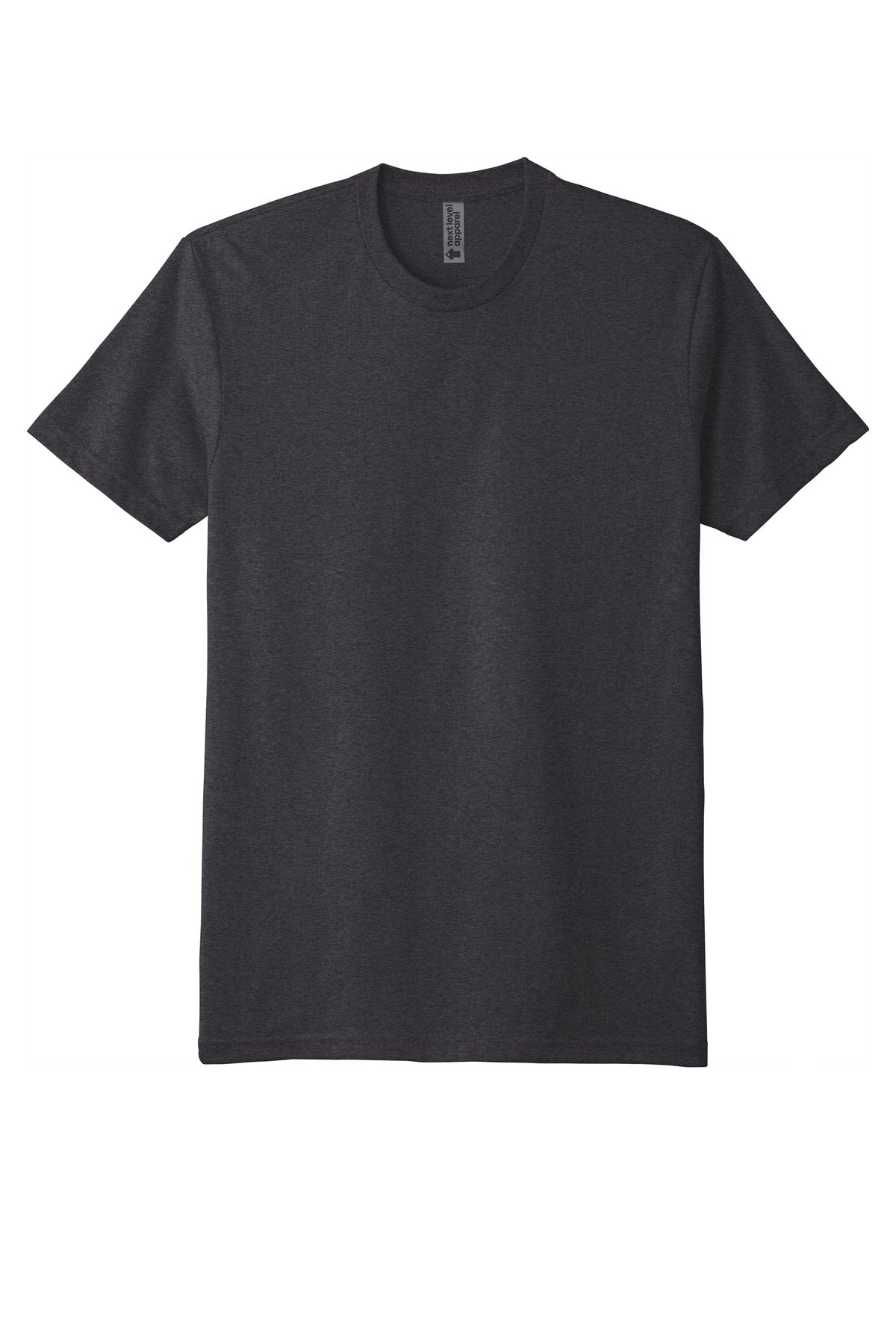 Next Level Apparel  Adult CVC Sueded Tee - Heather Charcoal