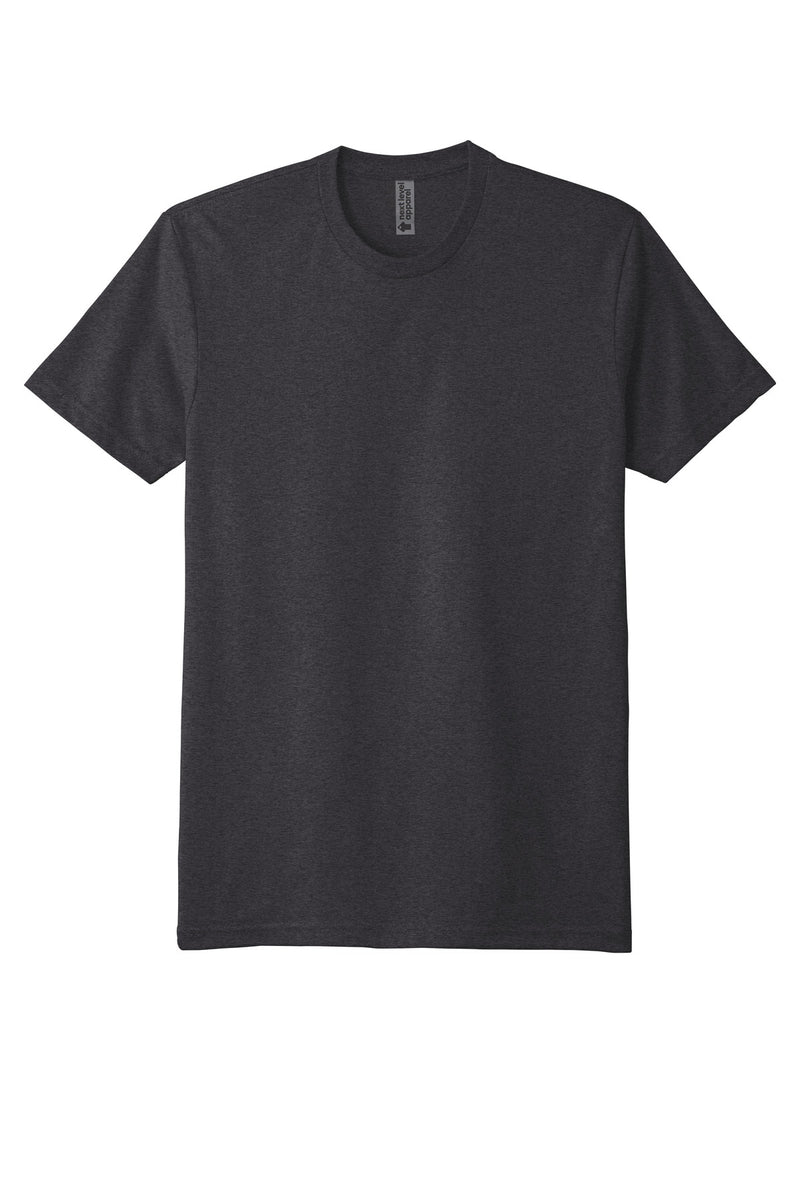 Next Level Apparel  Adult CVC Sueded Tee - Heather Charcoal