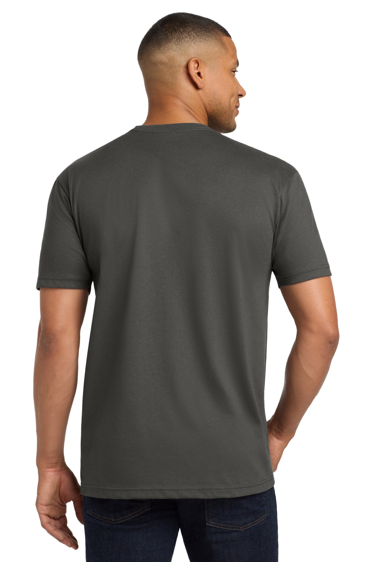 Next Level Apparel  Adult CVC Sueded Tee - Heavy Metal