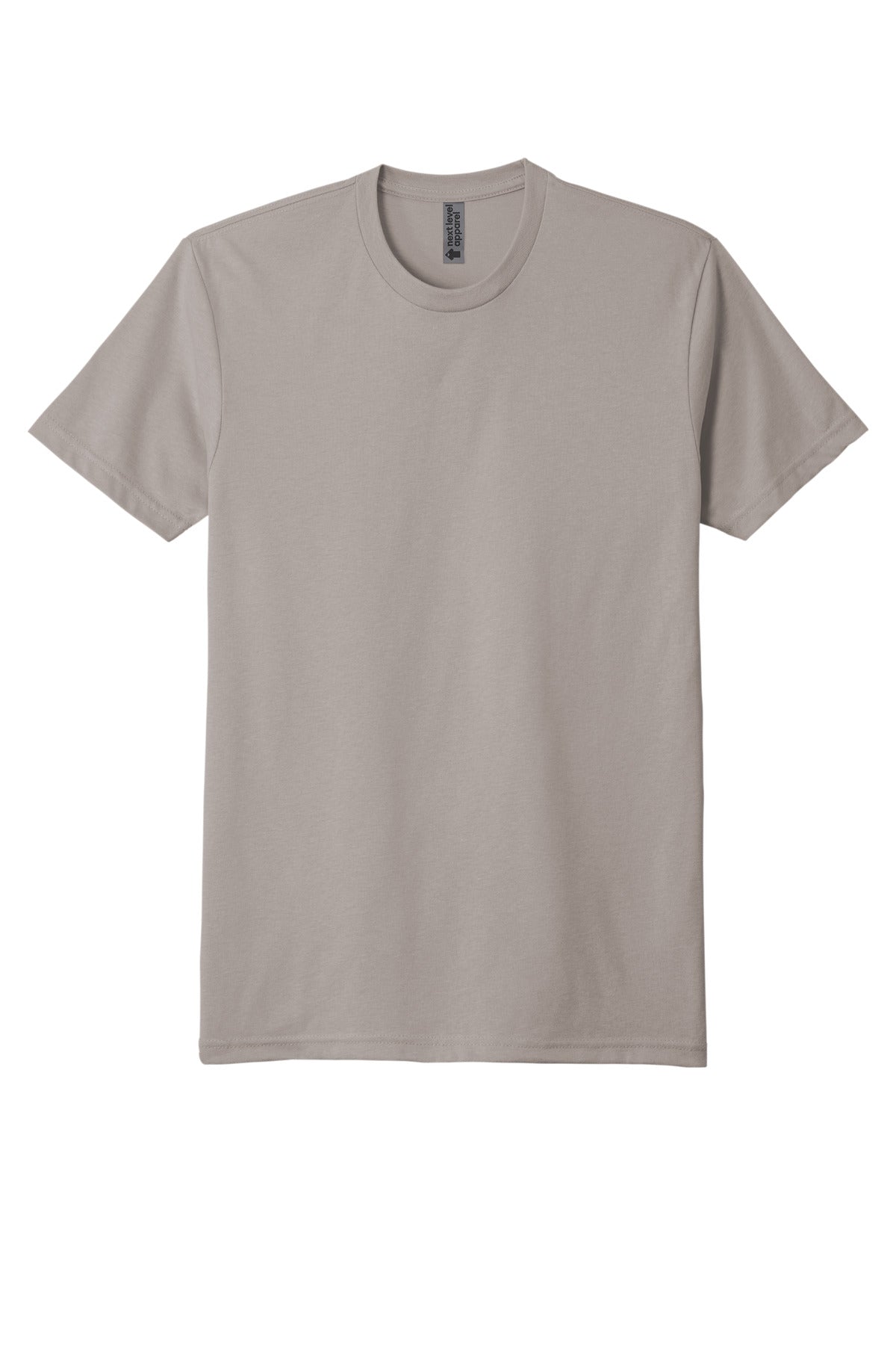 Next Level Apparel  Adult CVC Sueded Tee - Light Gray