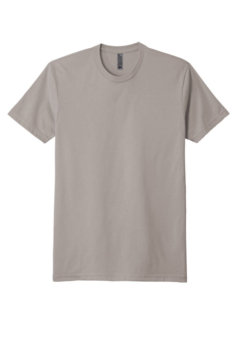 Next Level Apparel  Adult CVC Sueded Tee - Light Gray