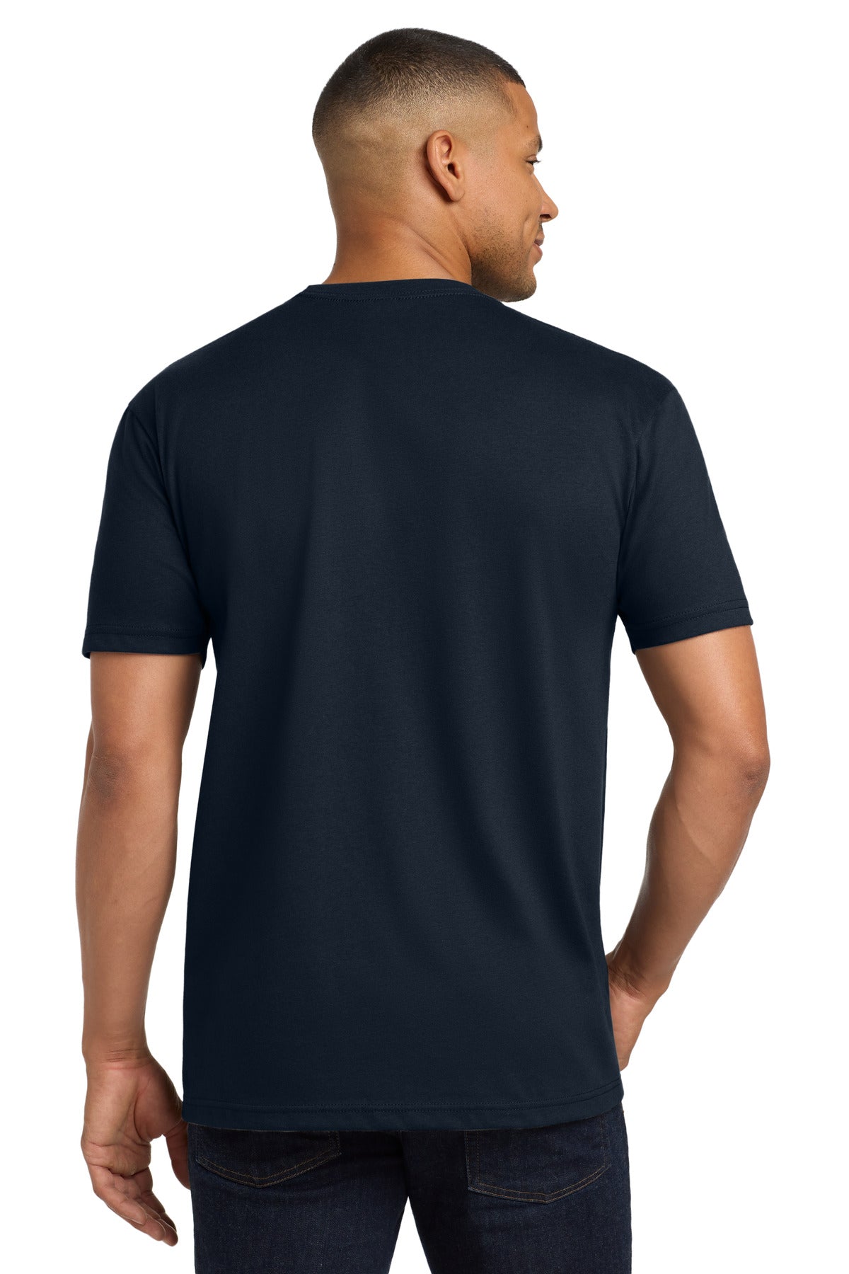 Next Level Apparel  Adult CVC Sueded Tee - Midnight Navy