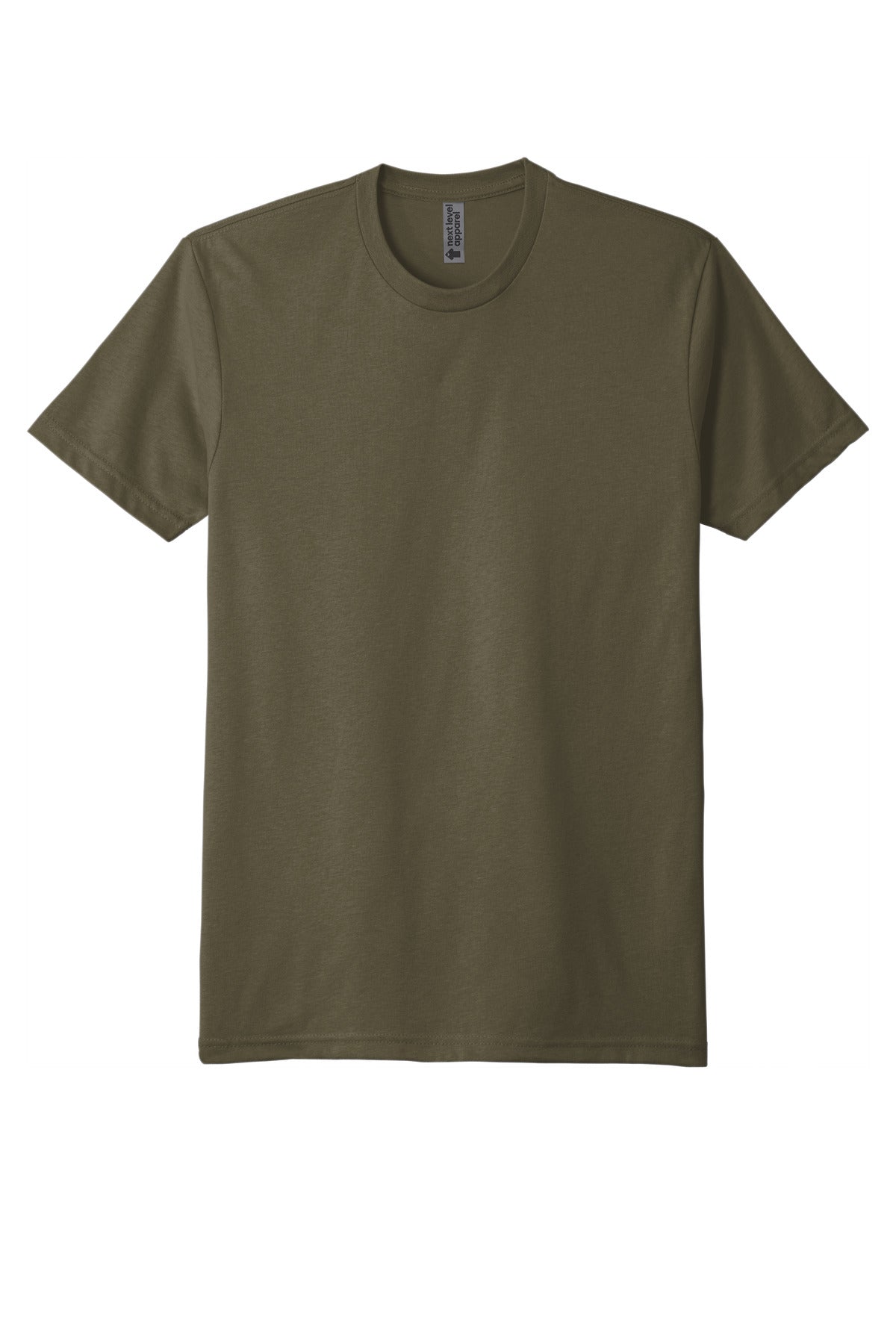 Next Level Apparel  Adult CVC Sueded Tee - Military Green
