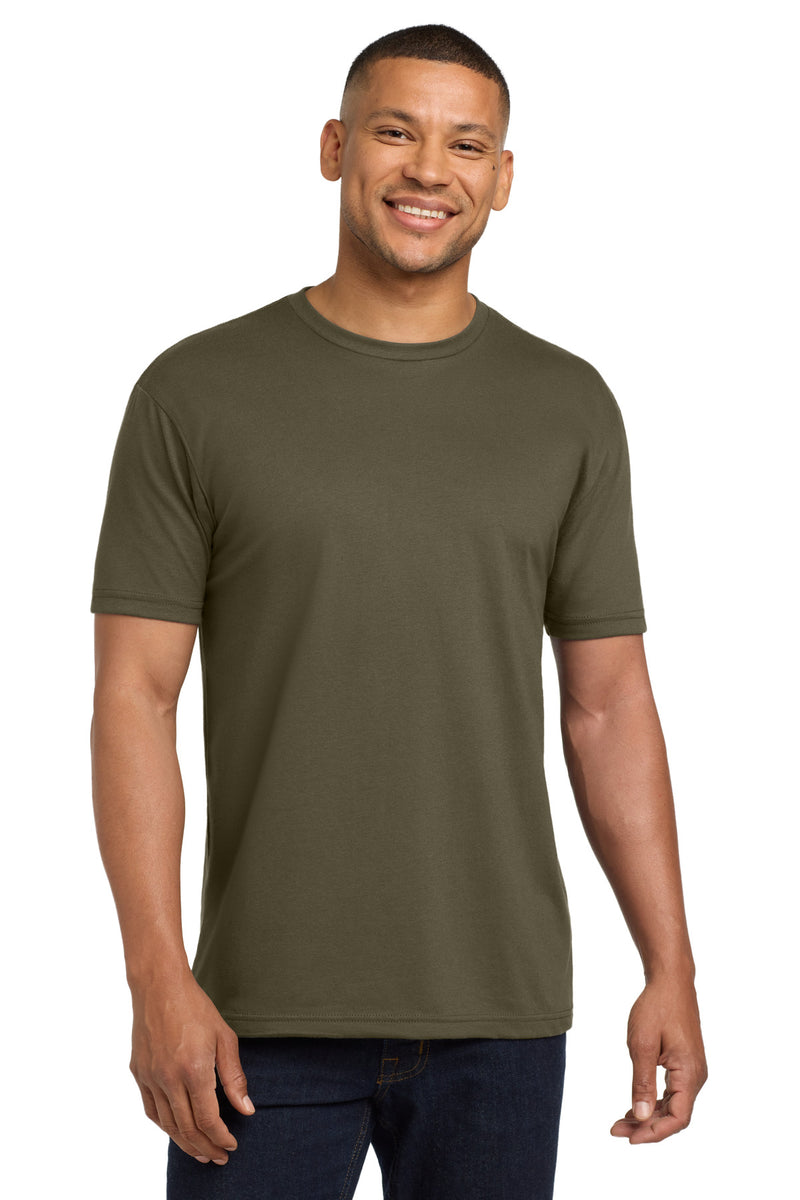 Next Level Apparel  Adult CVC Sueded Tee - Military Green